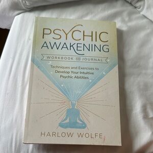 Psychic Awakening Workbook and Journal - Cream/Blue